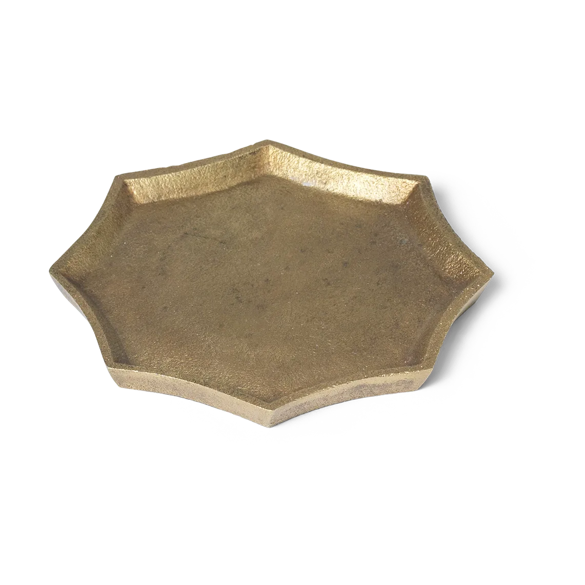 Vassoio decorativo Otte 9,5x9,5 cm, Brass finish Ferm Living