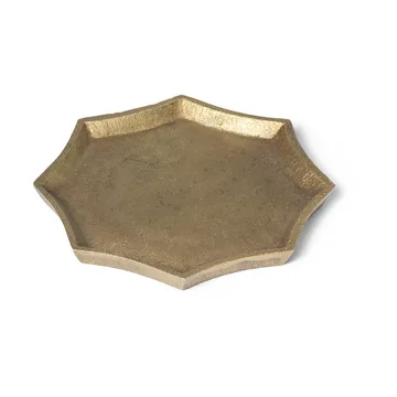 Vassoio decorativo Otte 9,5x9,5 cm - Brass finish - Ferm Living