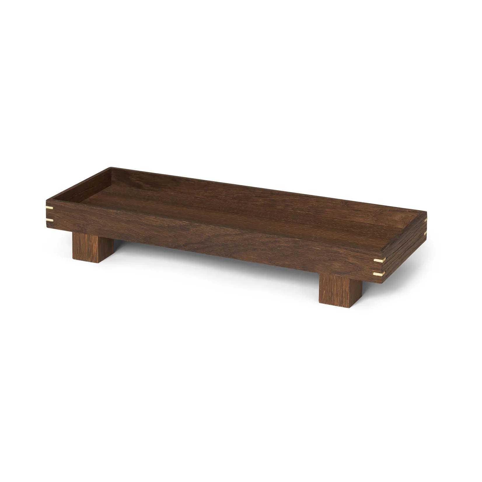 Vassoio in legno Bon extra small, Smoked oak Ferm Living