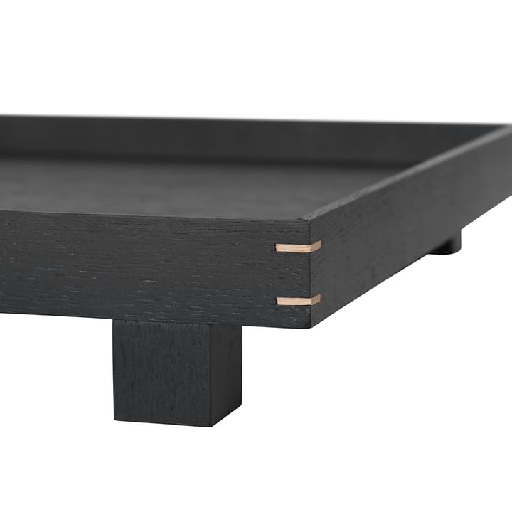 Vassoio in legno Bon grande, rovere mordente nero Ferm Living