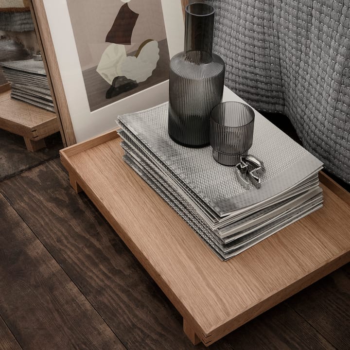 Vassoio in legno Bon grande, rovere Ferm Living