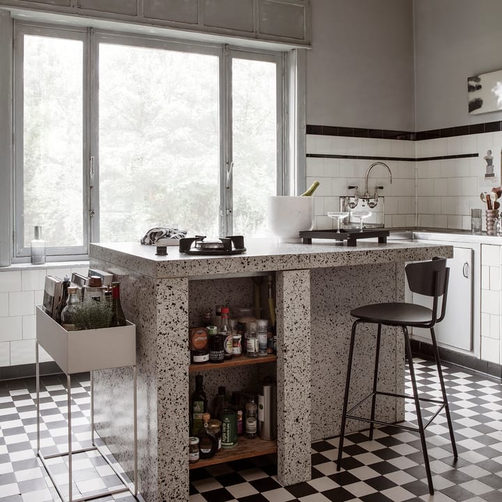 Vassoio in legno Bon piccolo, rovere mordente nero Ferm Living