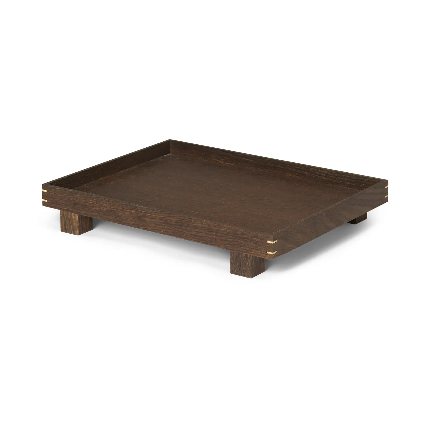 Linon Home Décor Linon SAMM-Set da Tavolo con Vassoio Porta TV, Colore: Grigio, Legno