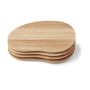 Vassoio per burro Cairn, 4 pezzi - Oak - Ferm Living