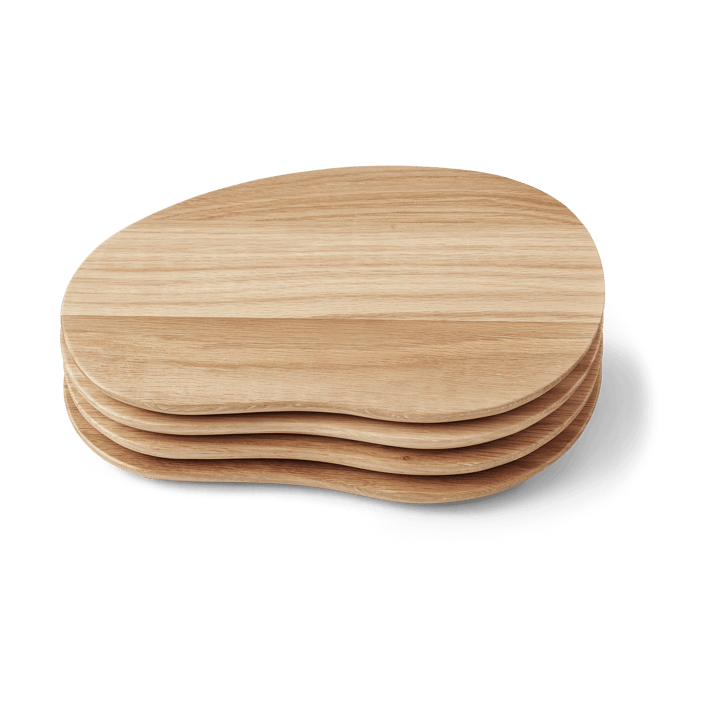 Vassoio per burro Cairn, 4 pezzi - Oak - Ferm Living
