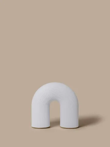 Vuelta outdoor lampada da tavolo portatile - Bianco, 25 cm - Ferm Living