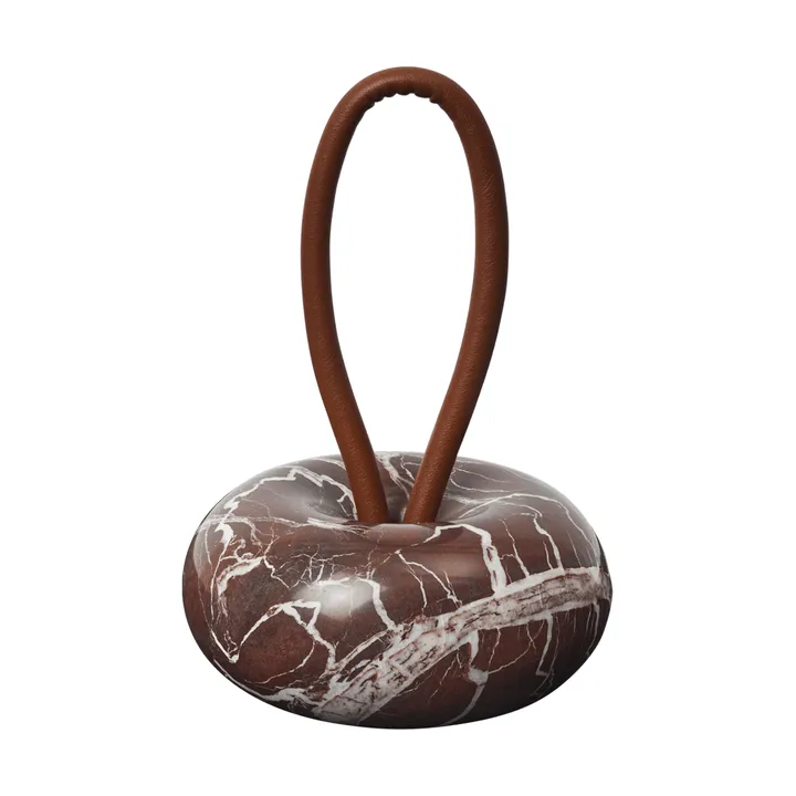 Wa fermaporta - Rosso Levanto marmo, Ø14 cm - Ferm Living