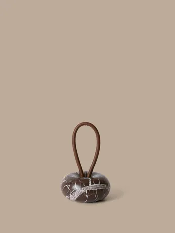 Wa fermaporta - Rosso Levanto marmo, Ø14 cm - Ferm Living