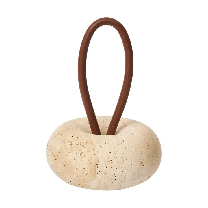 Wa fermaporta - Travertino, Ø14 cm - Ferm Living