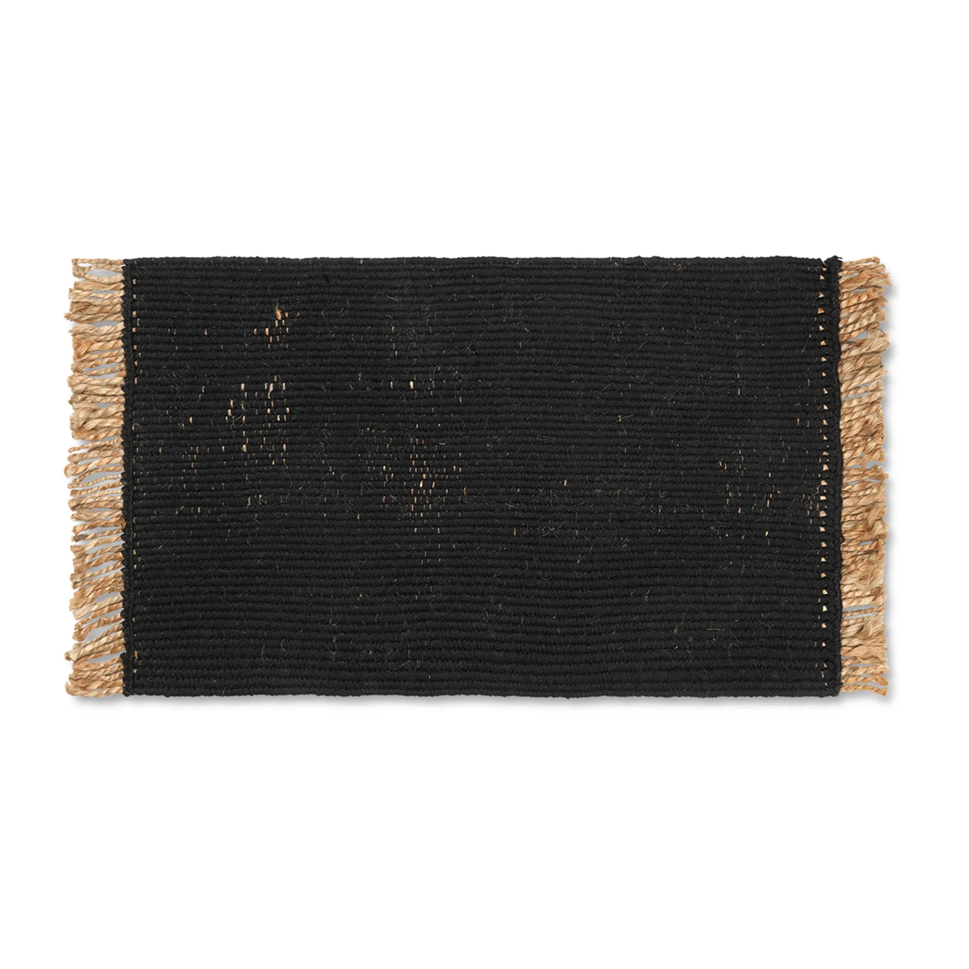 Zerbino Blid 50x80 cm, Nero-naturale Ferm Living