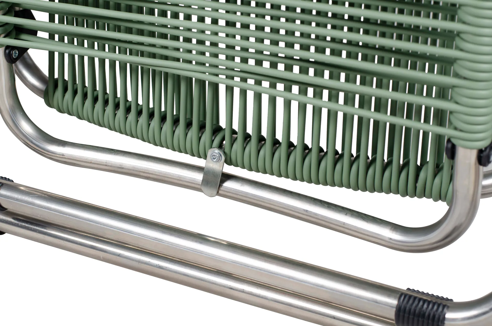 Lettino prendisole Spaghetti con poggiapiedi, Sage Green Fiam