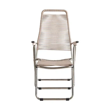 Lettino prendisole Spaghetti con poggiapiedi - Taupe - Fiam