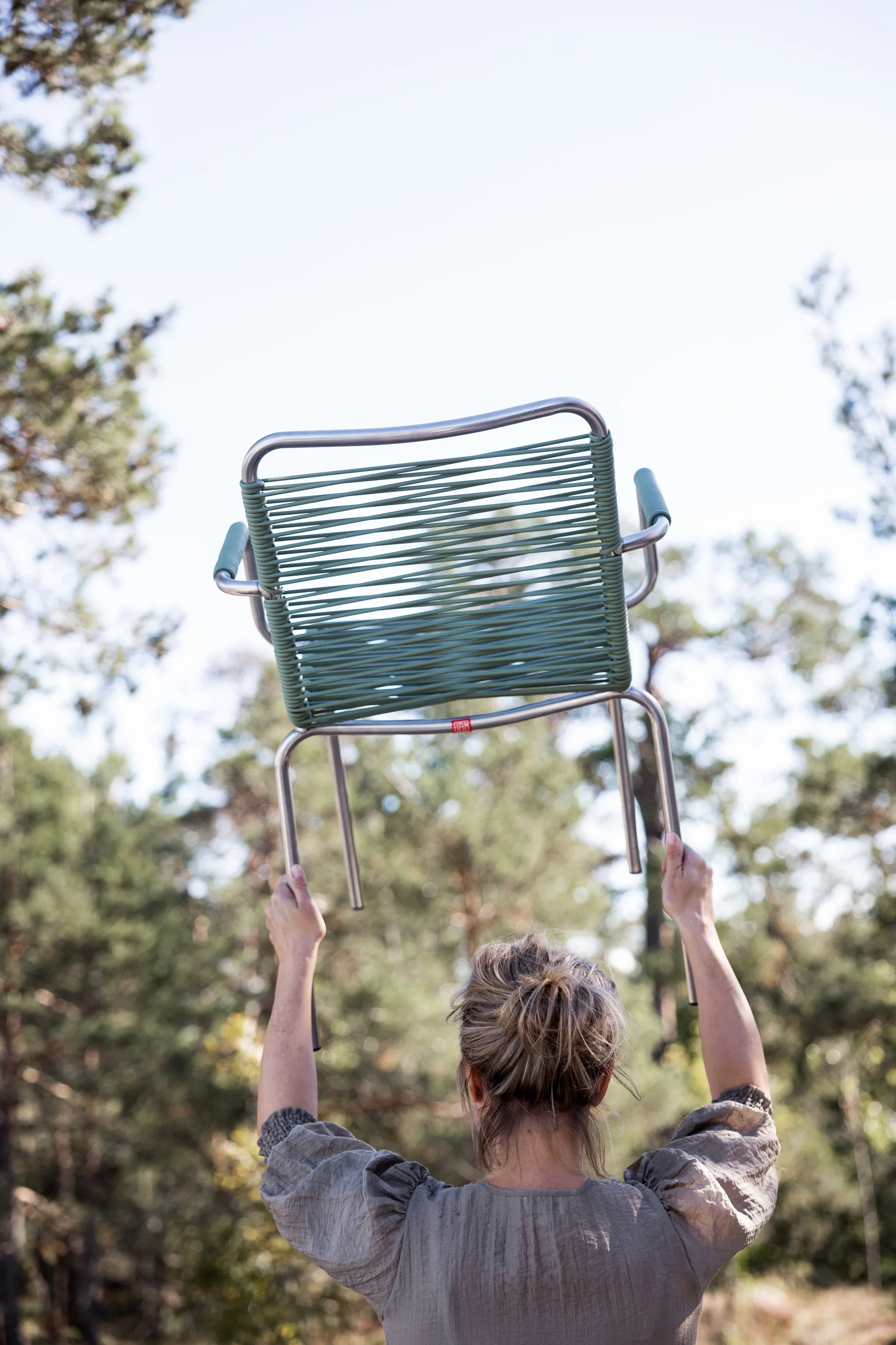 Poltrona Mya Lounge, Sage Green Fiam