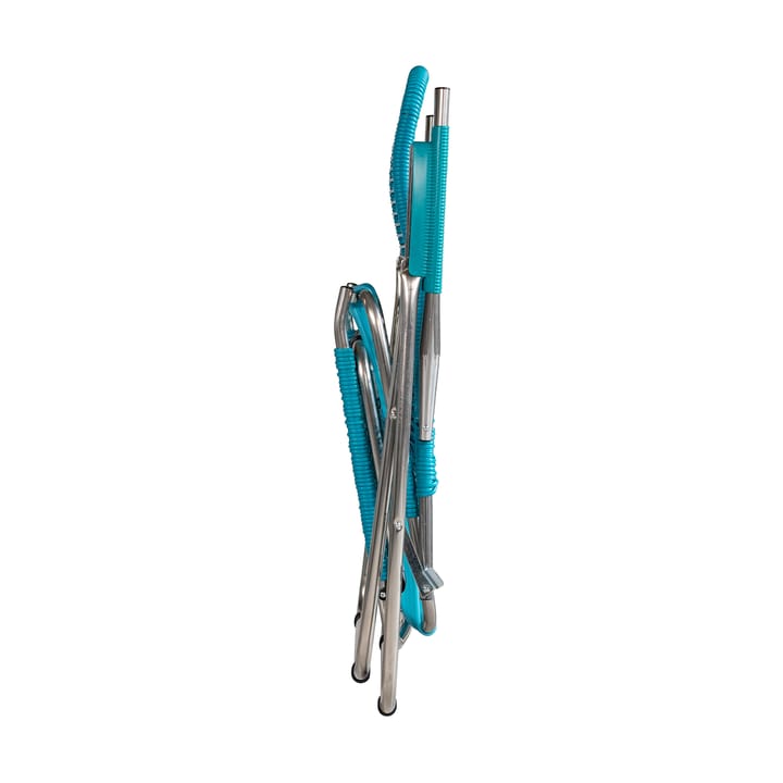 Sedia a sdraio Spaghetti con poggiapiedi - Turquoise - Fiam