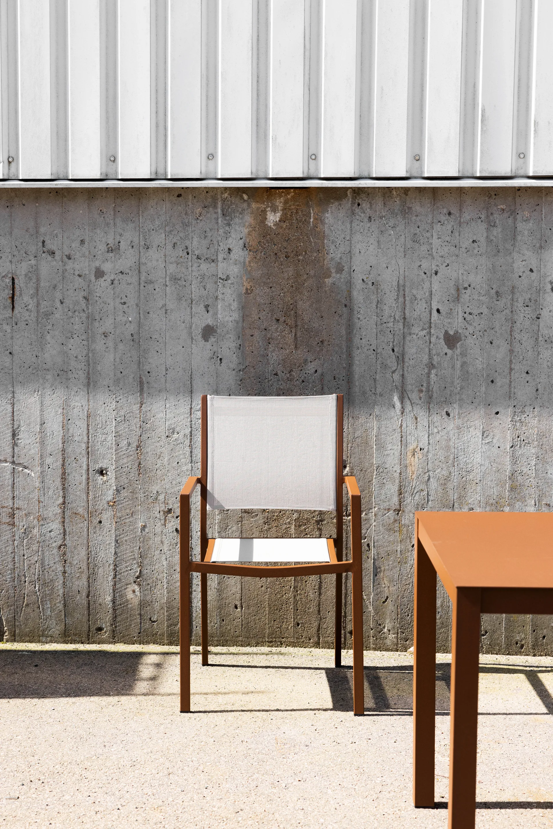 Sedia Aria, Ruggine-taupe Fiam