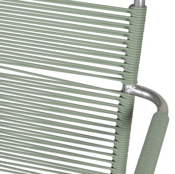 Sedia con braccioli Mya in alluminio - Sage Green - Fiam