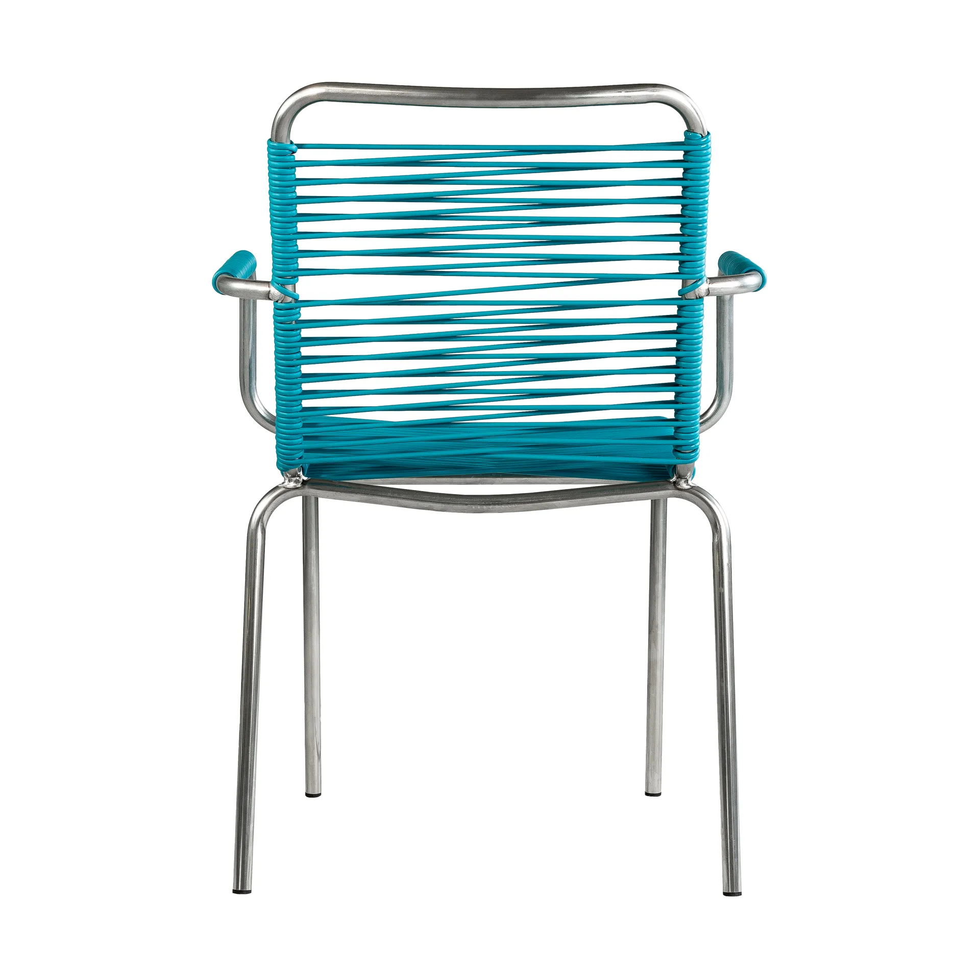 Sedia con braccioli Mya Spaghetti, Turquoise Fiam