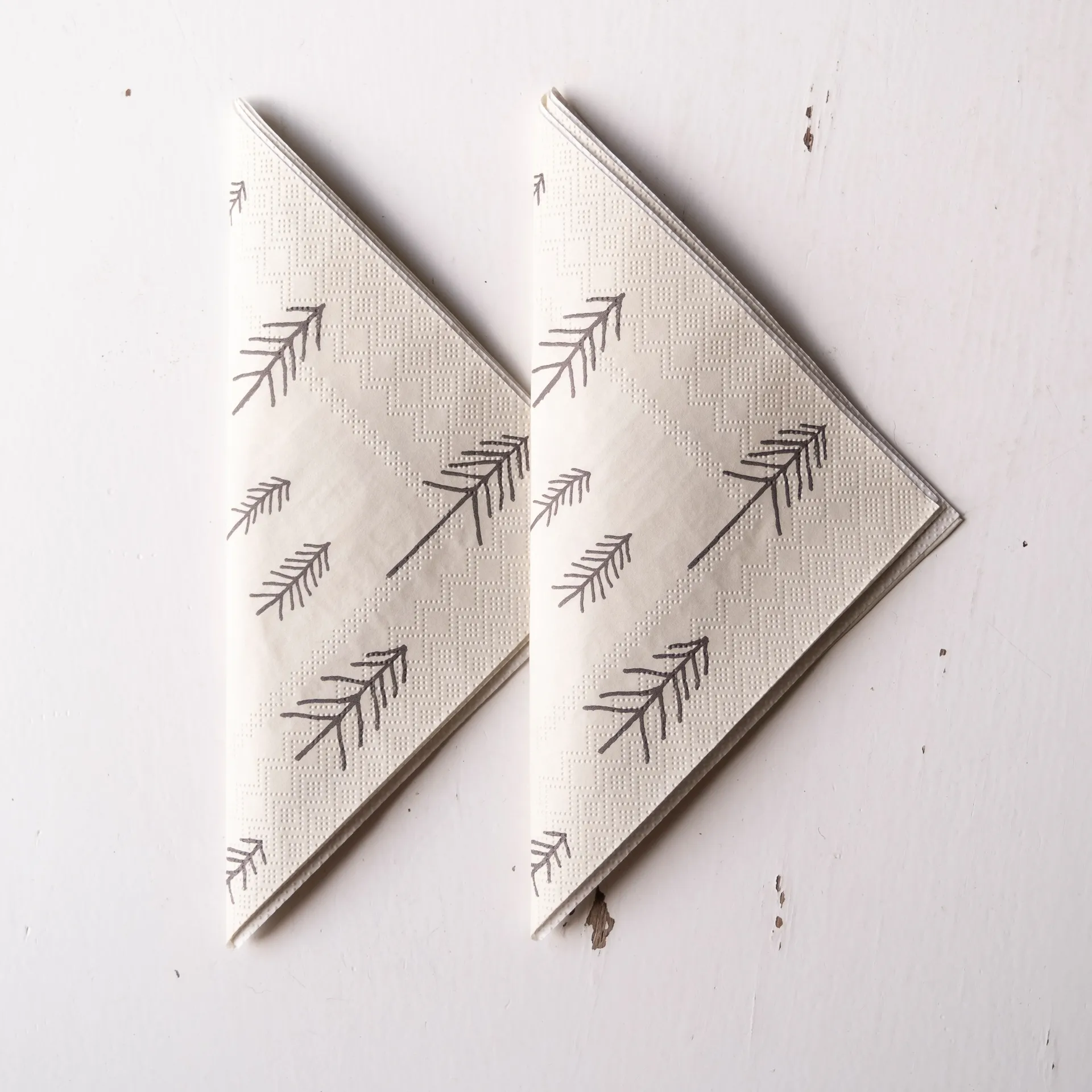 Confezione da 25 tovaglioli Tall, naturale-marrone Fine Little Day