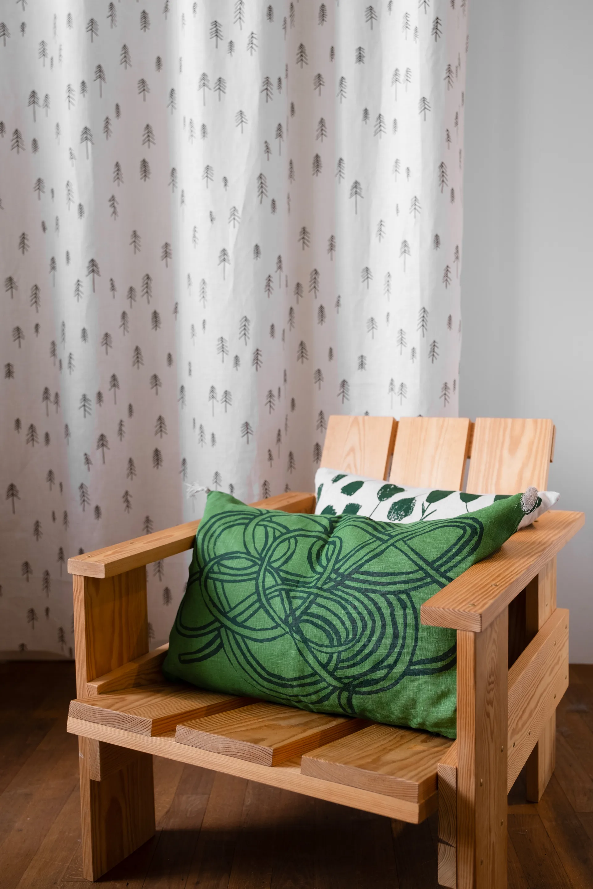 Federa Knutar a nodi 38x58 cm, Verde Fine Little Day