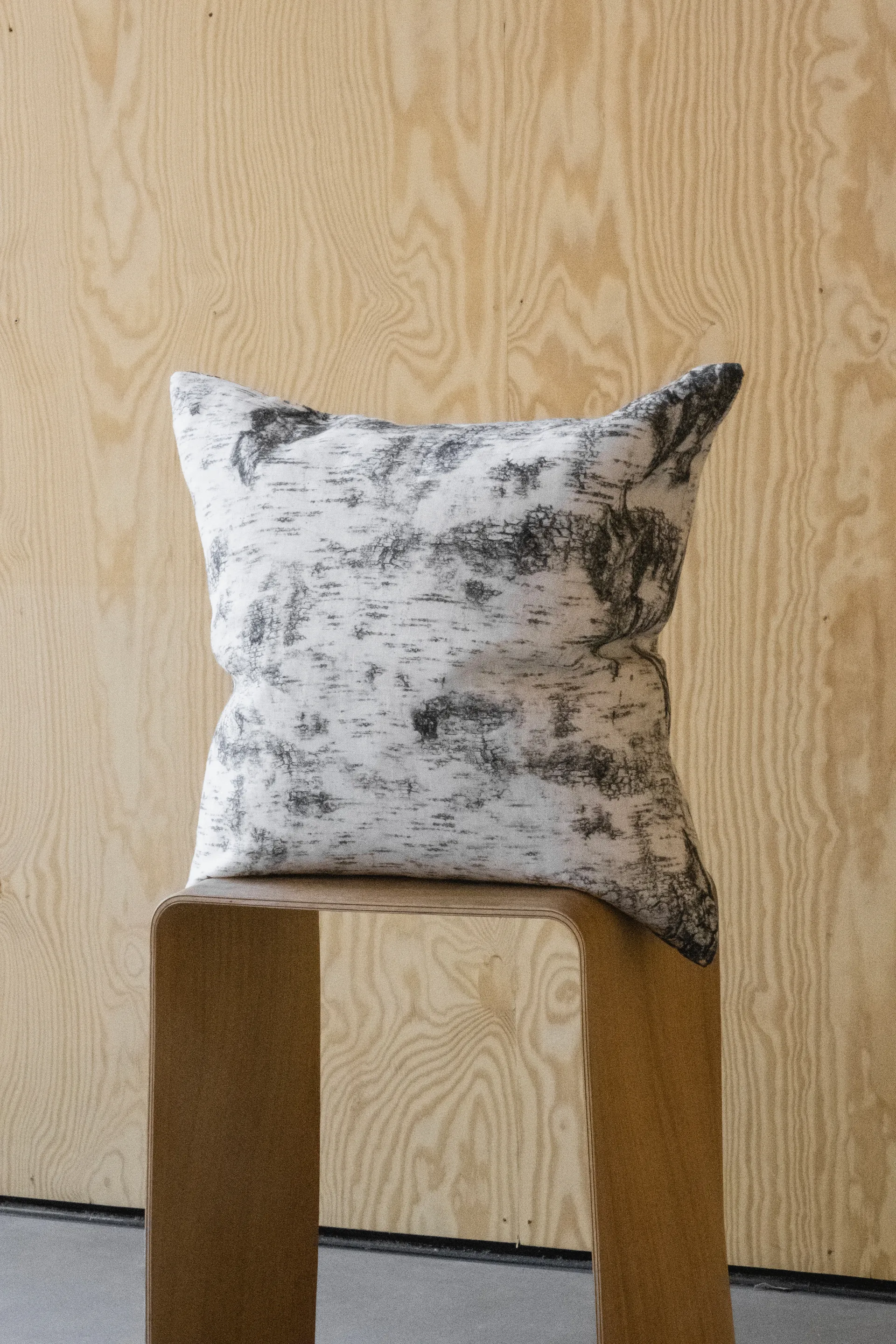 Federa Näver 48x48 cm, Nero-bianco Fine Little Day