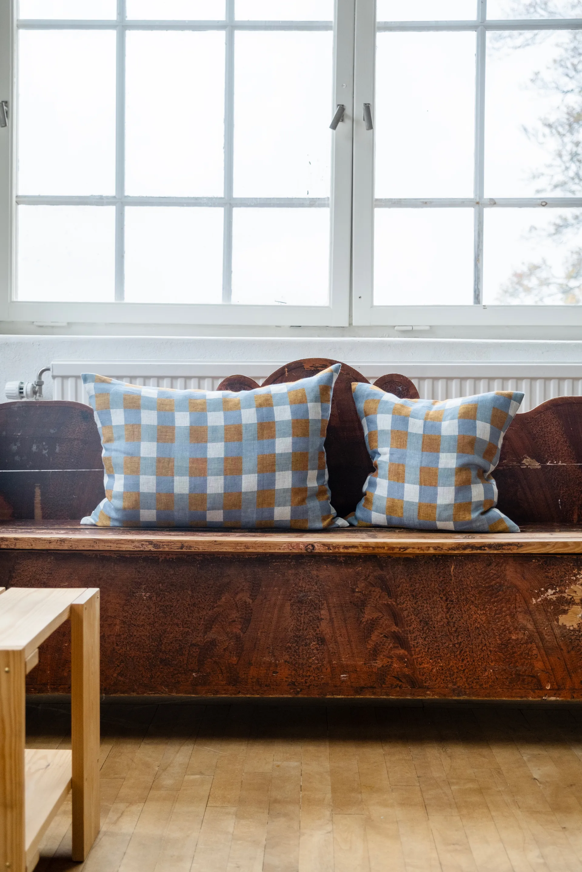 Federa Rutan a quadri 45x45 cm, Avena Fine Little Day