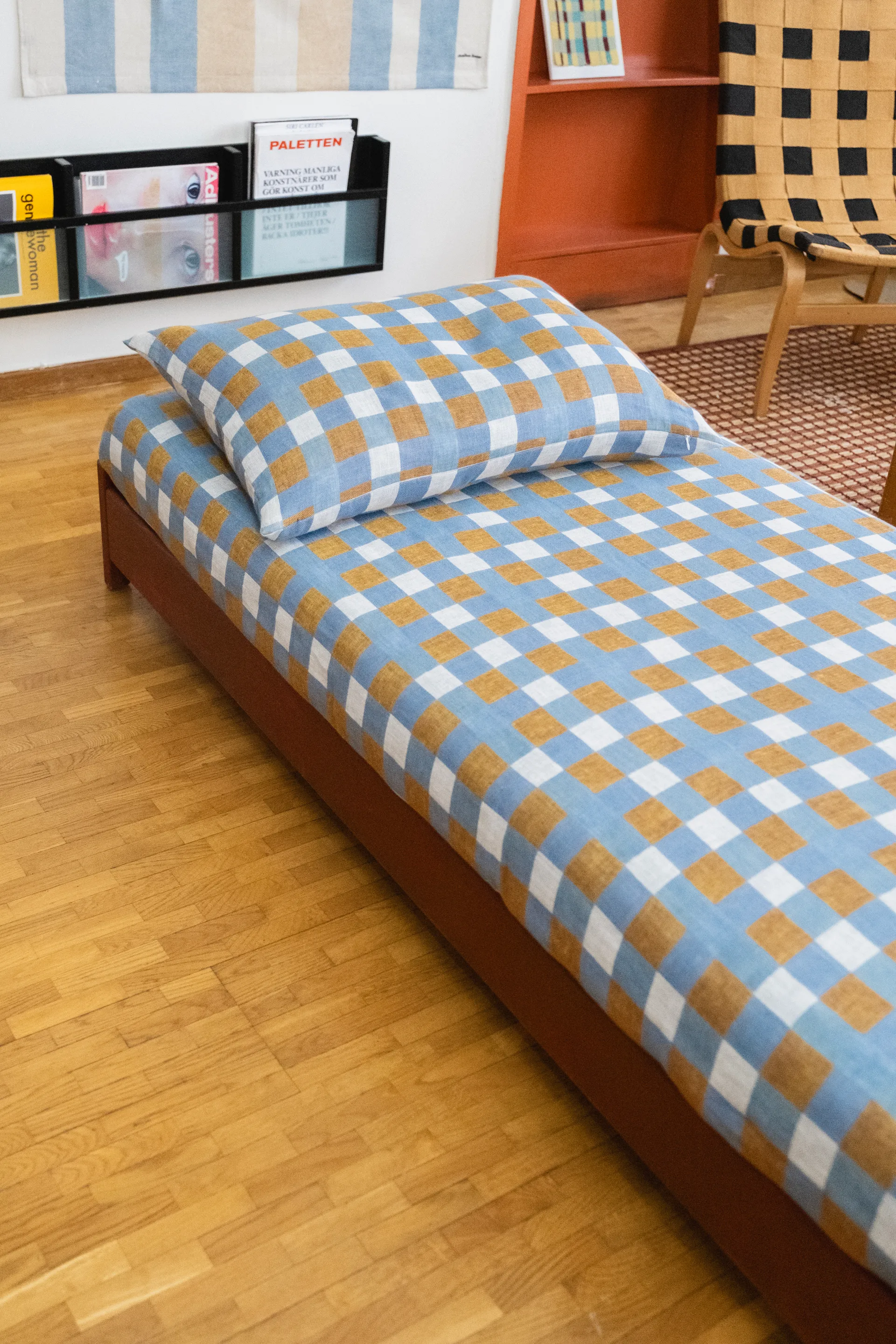 Federa Rutan a quadri 48x68 cm, Avena Fine Little Day