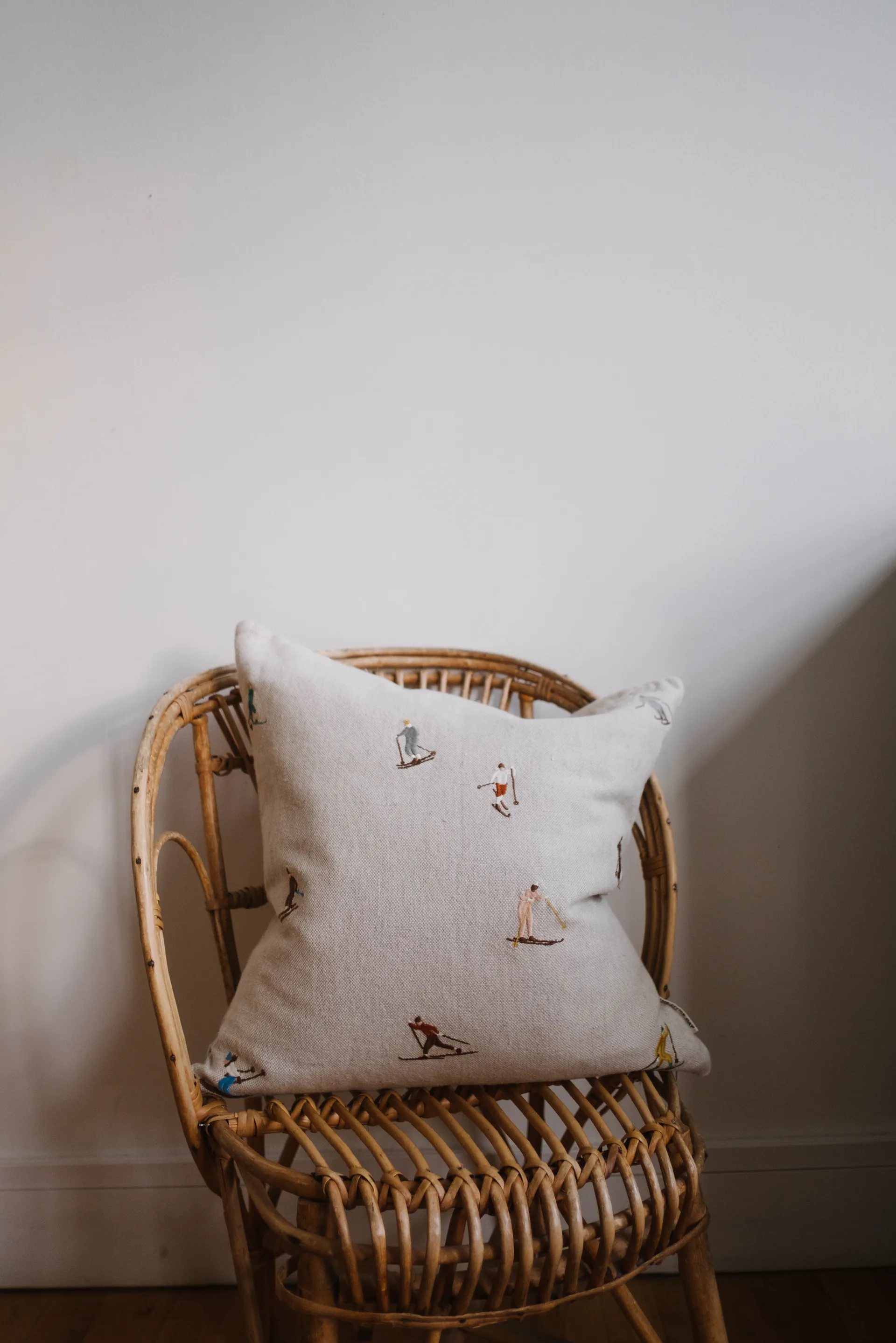 Federa Skiers 48x48 cm, Naturale Fine Little Day