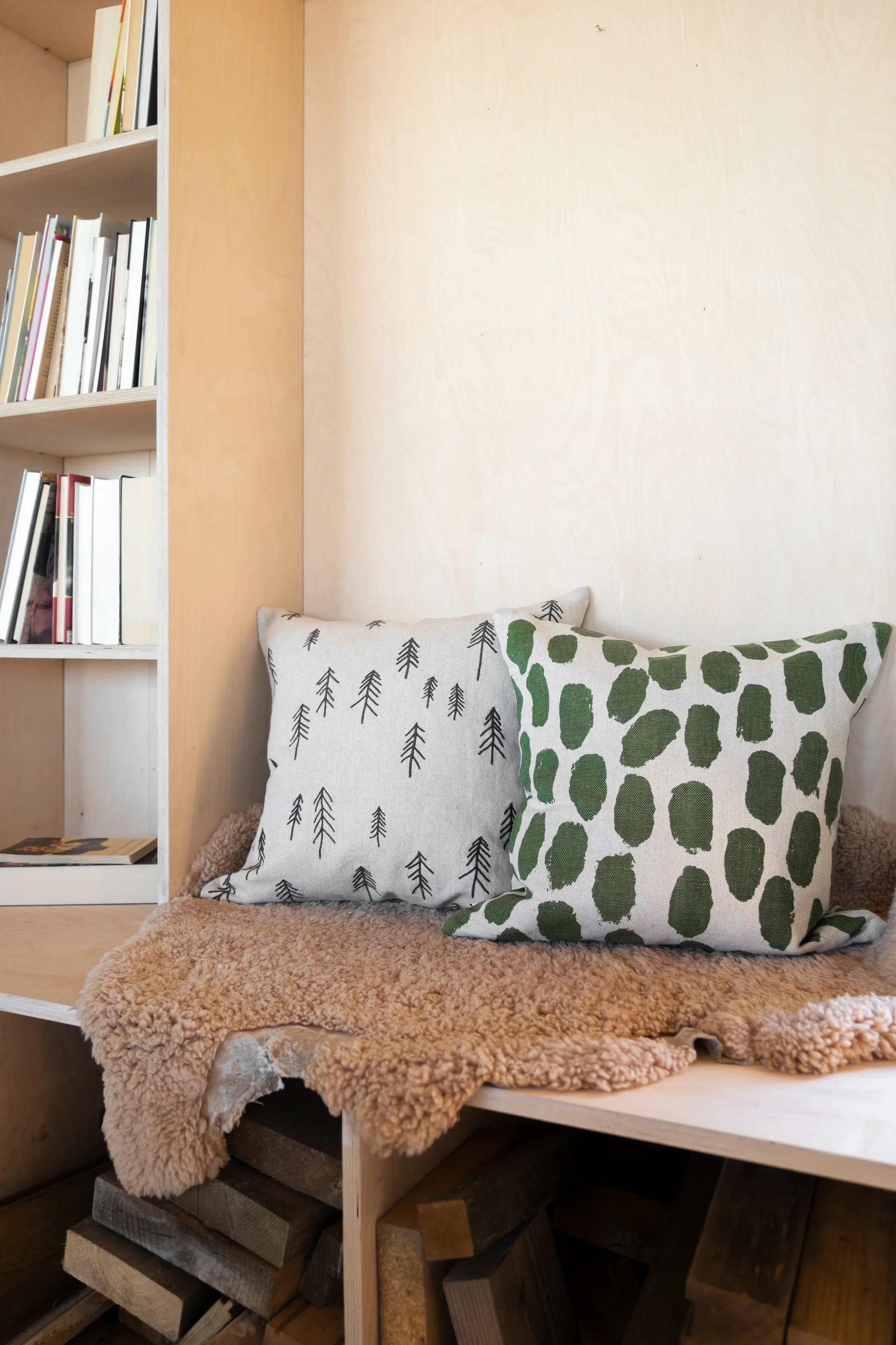 Federa Tall 48x48 cm, Marrone-naturale Fine Little Day