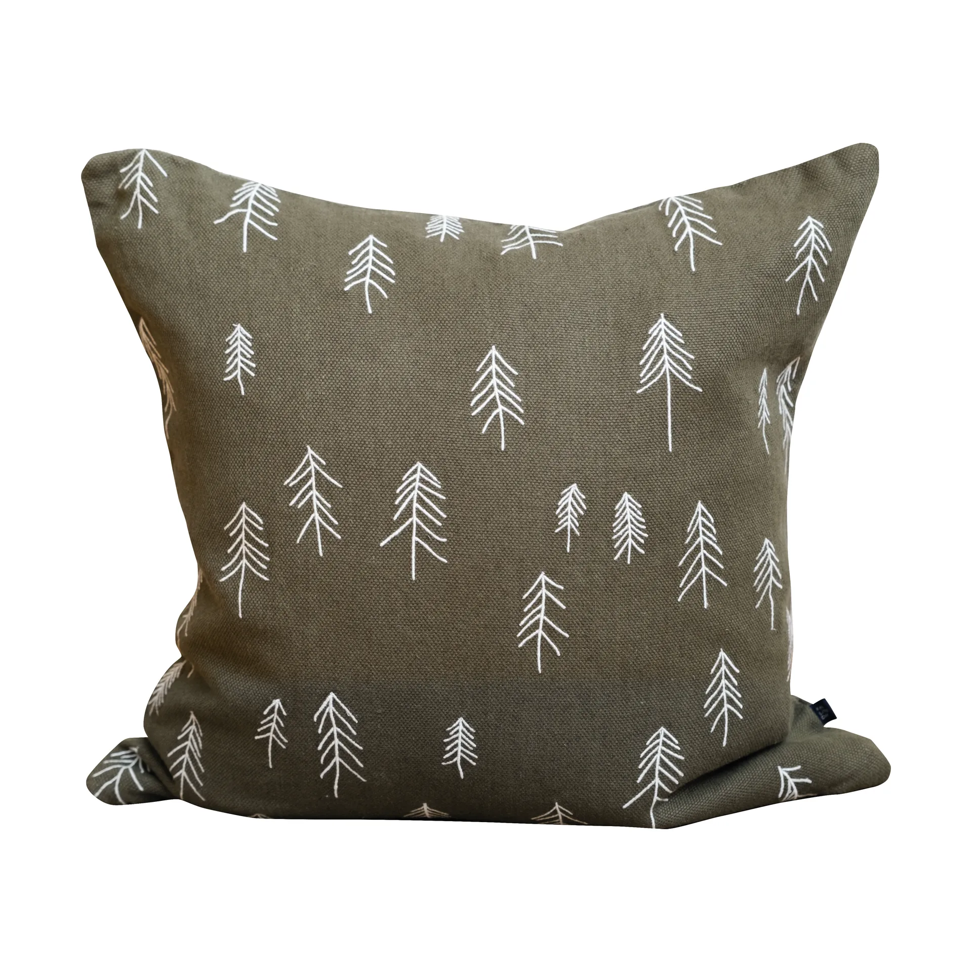 Federa Tall 48x48 cm, Verde, bianco Fine Little Day
