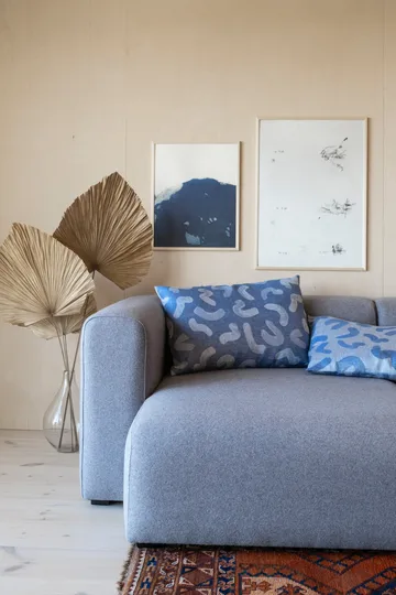 Federa Udon 68x48 cm - Blu-bianco - Fine Little Day