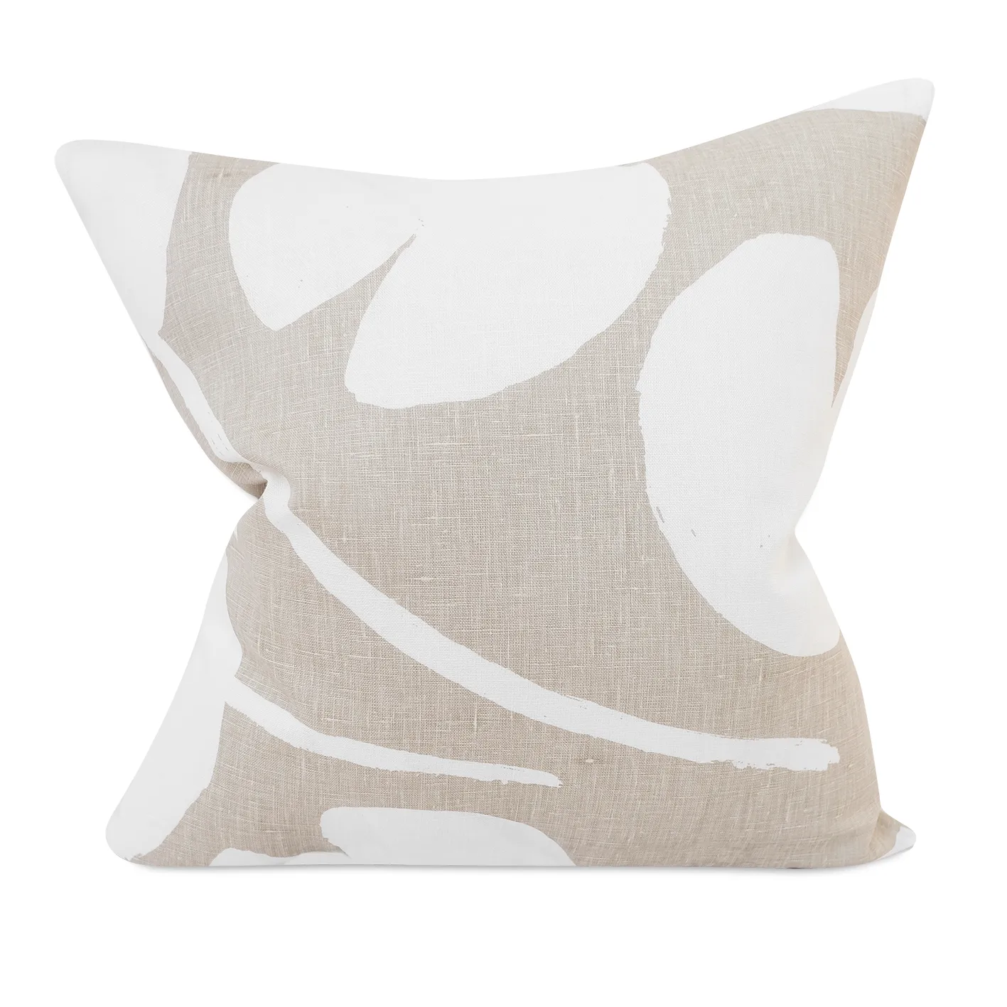 Fodera per cuscino Water Lilies, beige-bianco, 48x48 cm Fine Little Day