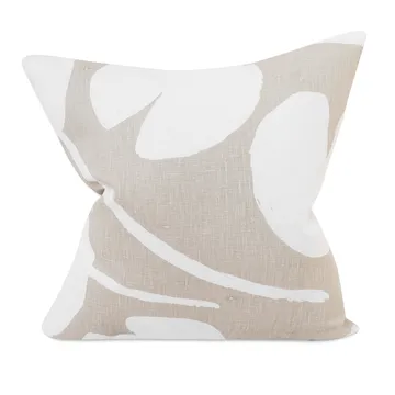 Fodera per cuscino Water Lilies - beige-bianco, 48x48 cm - Fine Little Day