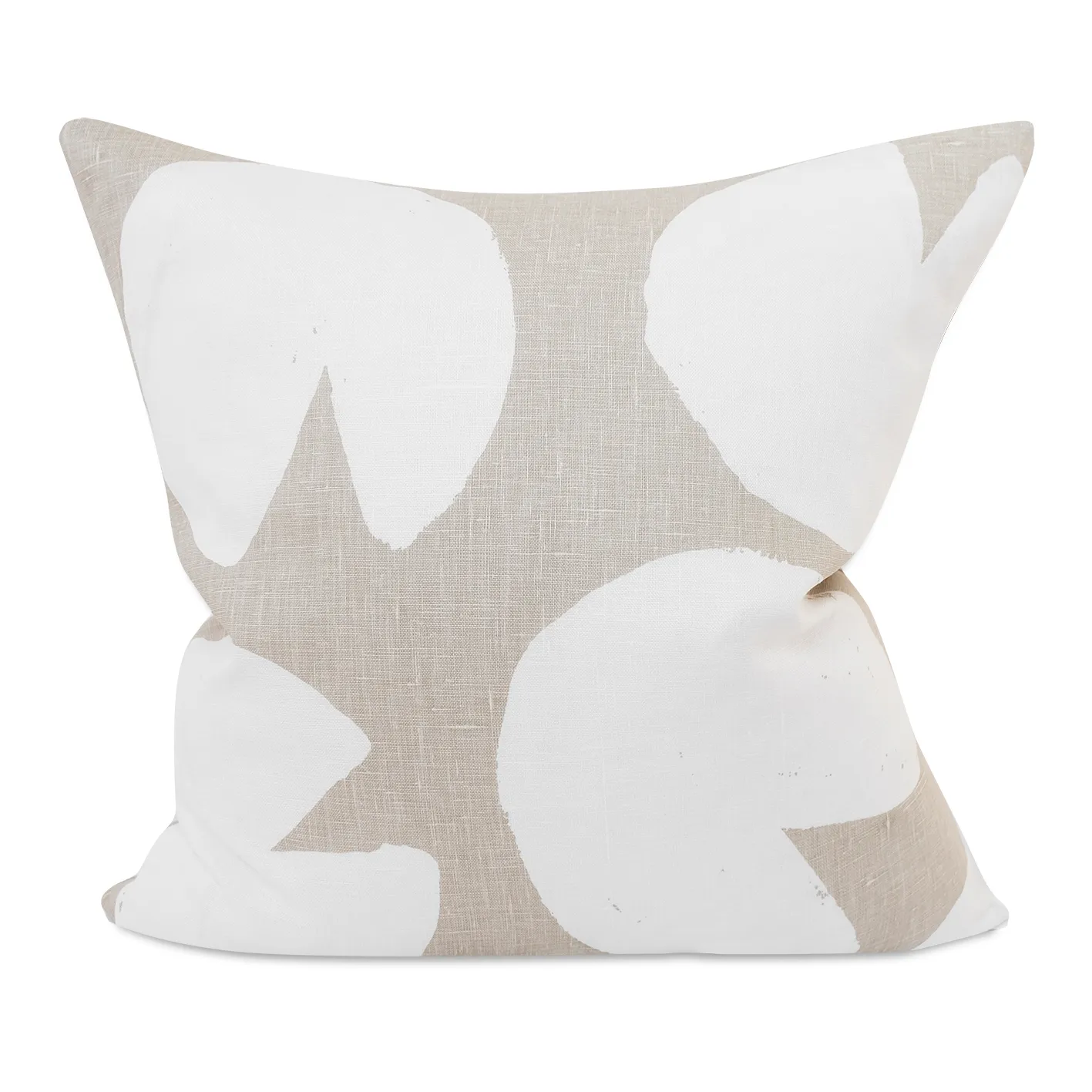 Fodera per cuscino Water Lilies, beige-bianco, 48x48 cm Fine Little Day