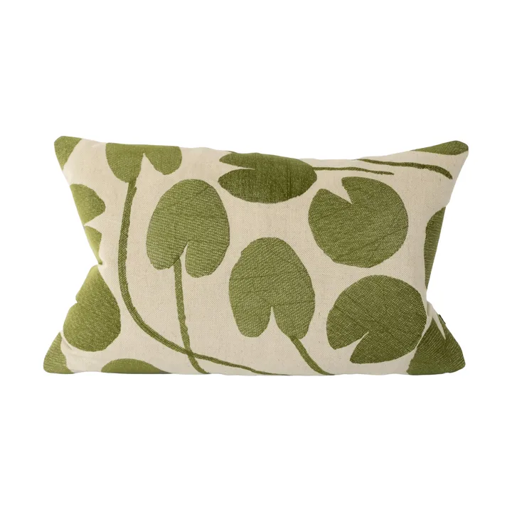 Fodera per cuscino Water Lilies - Verde naturale, 38x58 cm - Fine Little Day