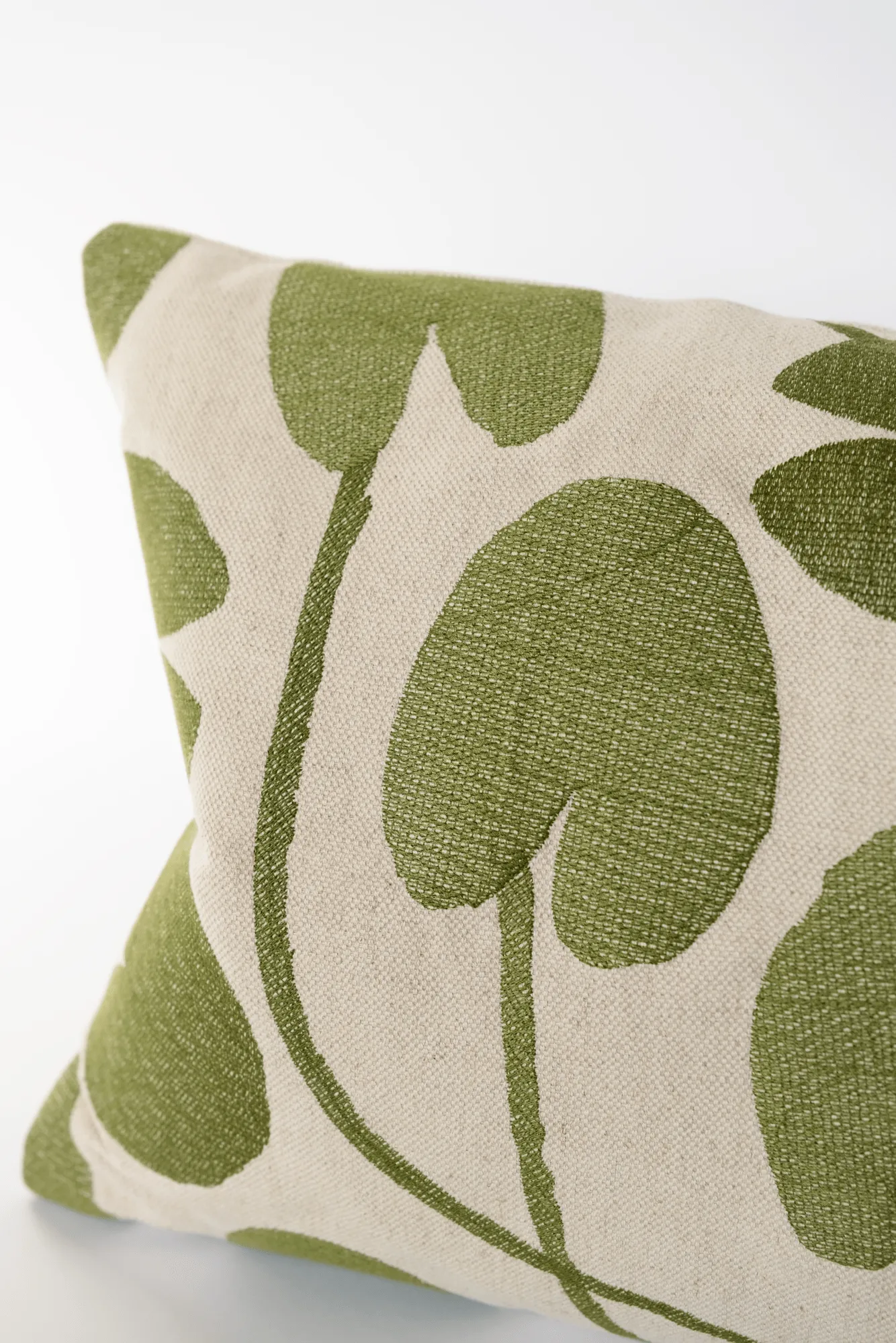 Fodera per cuscino Water Lilies, Verde naturale, 38x58 cm Fine Little Day