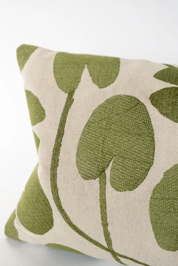 Fodera per cuscino Water Lilies - Verde naturale, 38x58 cm - Fine Little Day