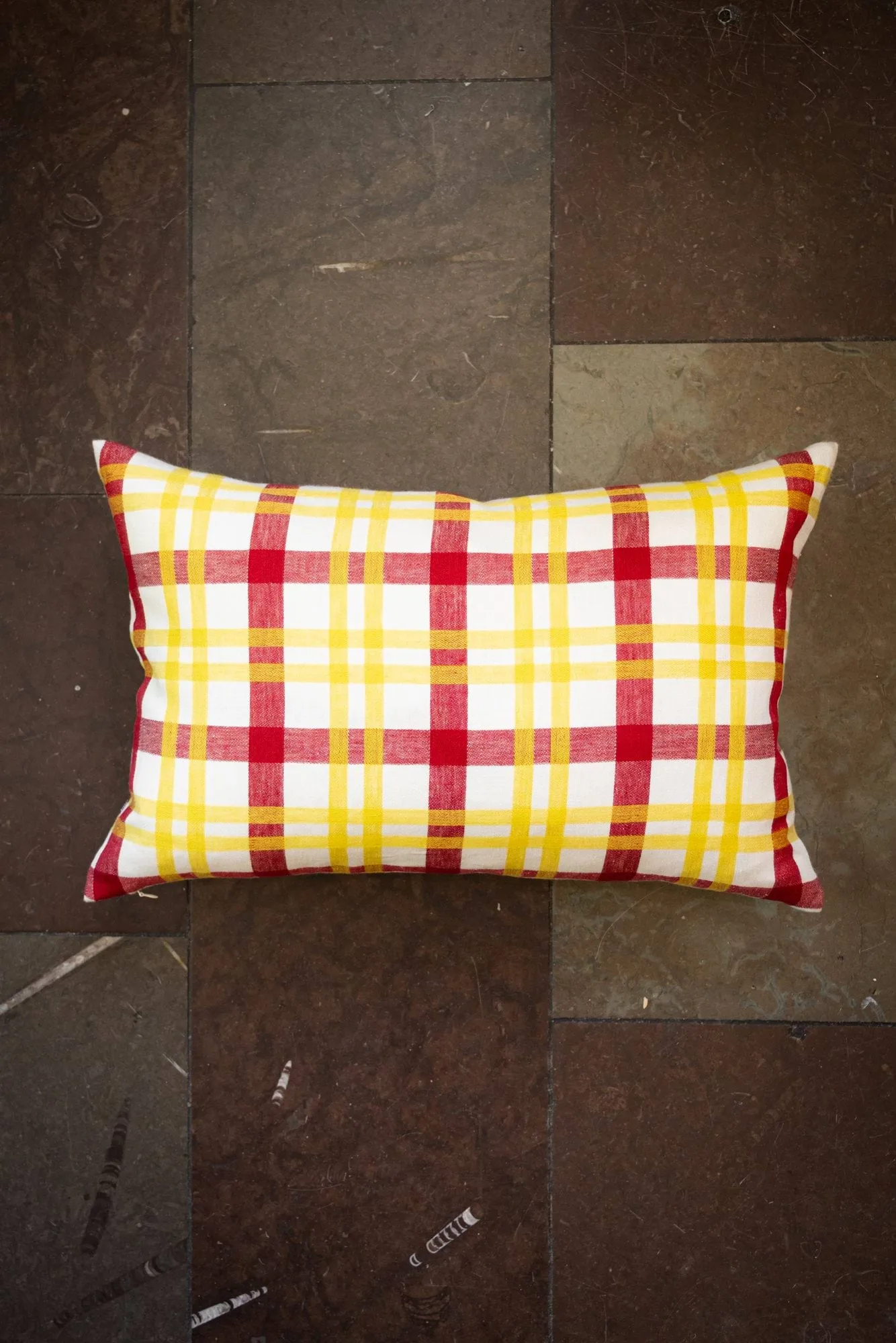 Grid federa per cuscino, Giallo, 45x45 cm Fine Little Day