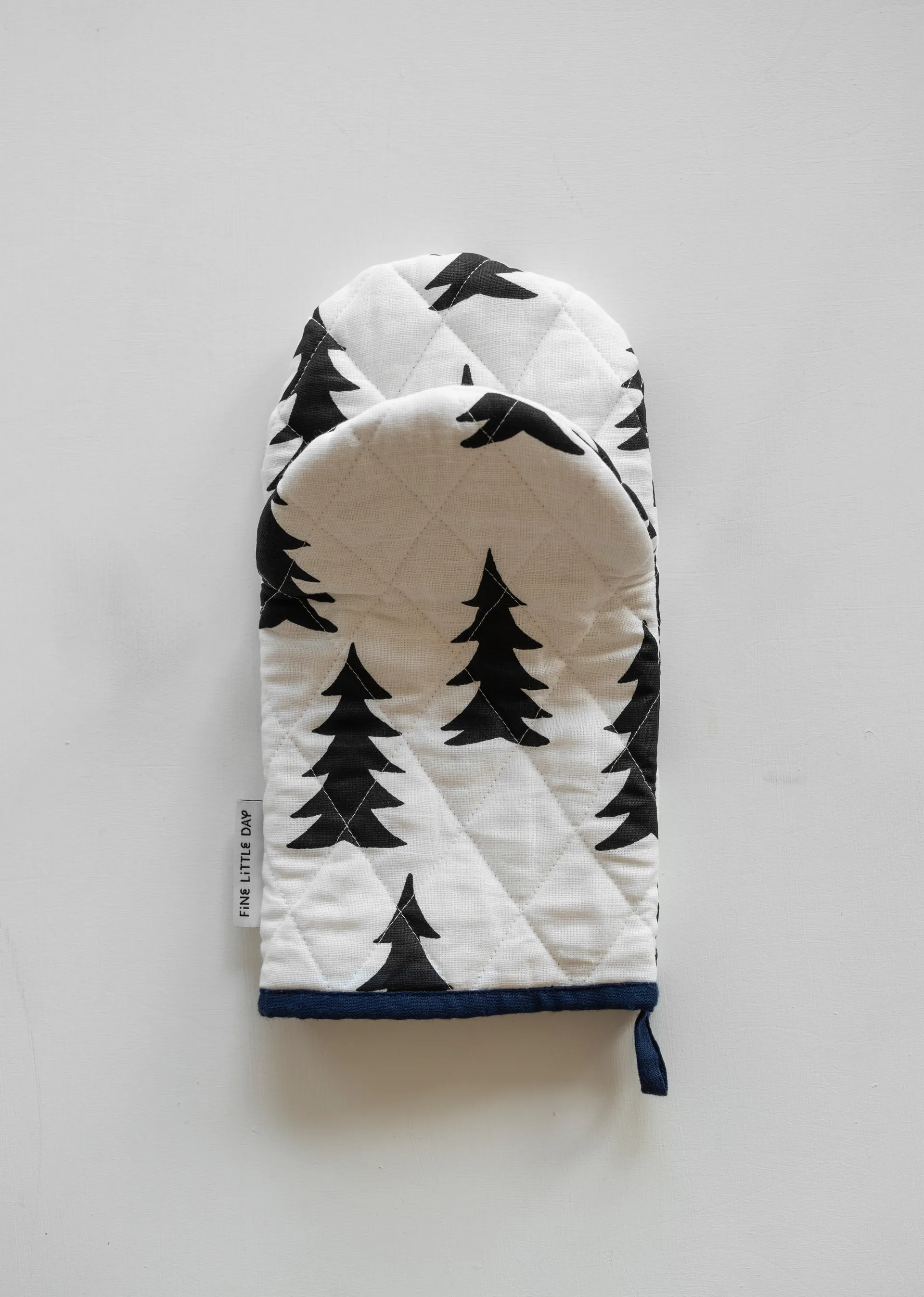 Guanto da forno Gran trapuntato, Bianco-nero Fine Little Day