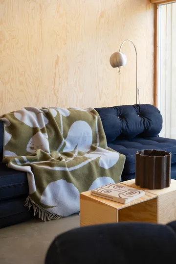 Plaid Water lilies 130x220 cm - Blu-verde - Fine Little Day