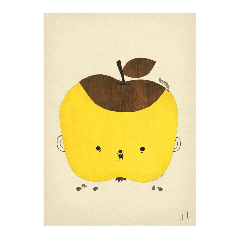 Poster Apple Papple, 50x70 cm Fine Little Day