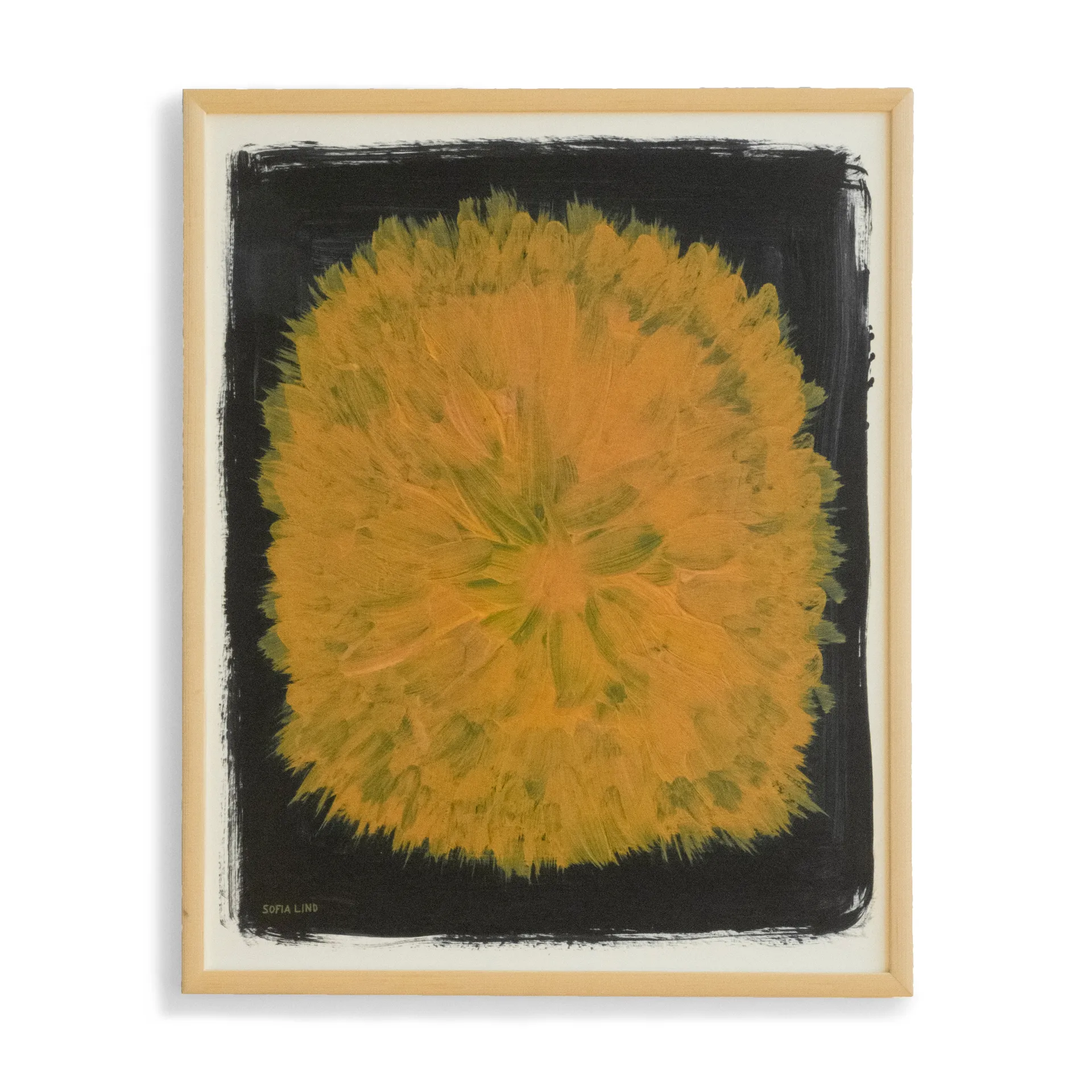 Poster Dandelion 40x50 cm, Giallo-nero Fine Little Day