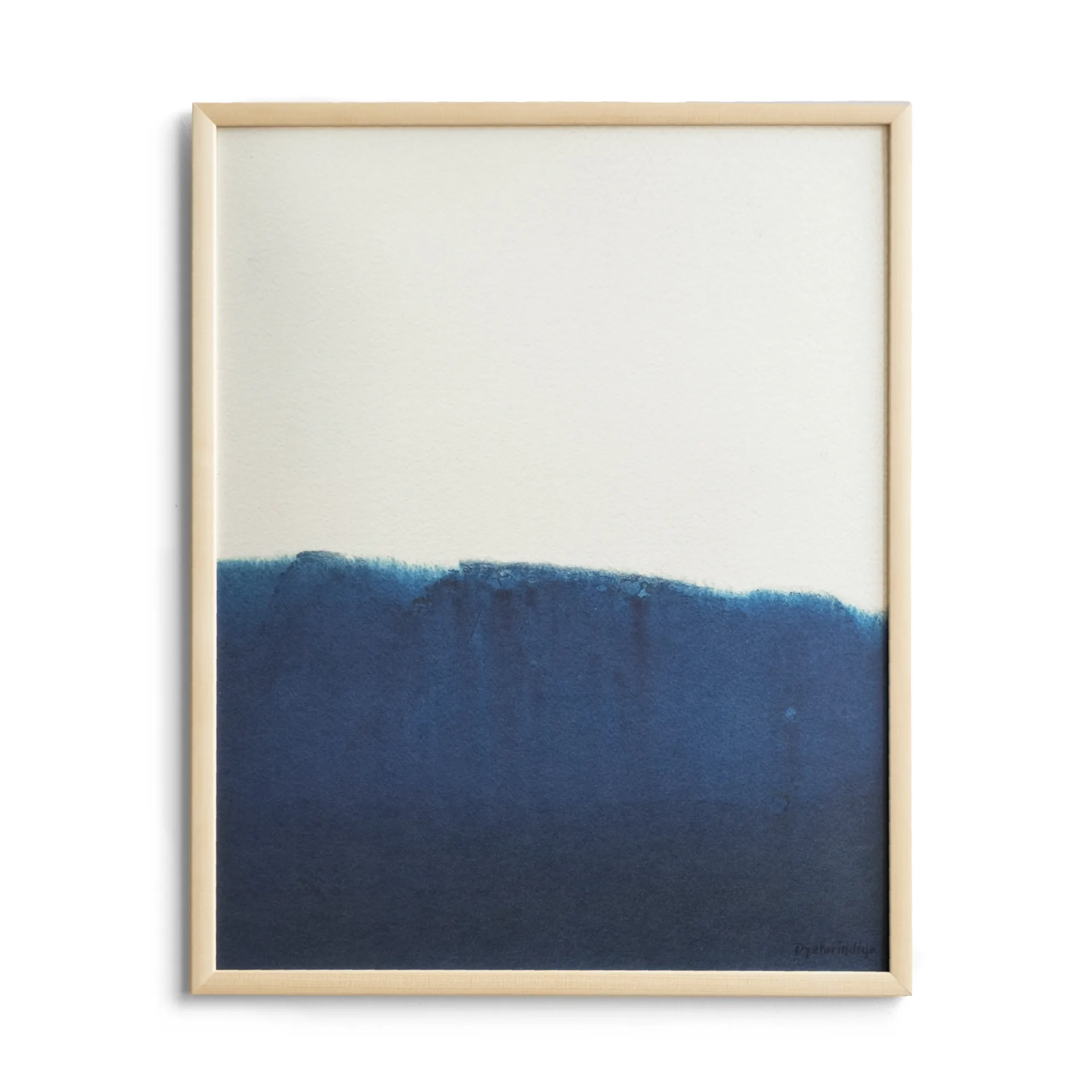 Poster Dyeforindigo ocean 1, 40x50 cm, Blu-bianco Fine Little Day