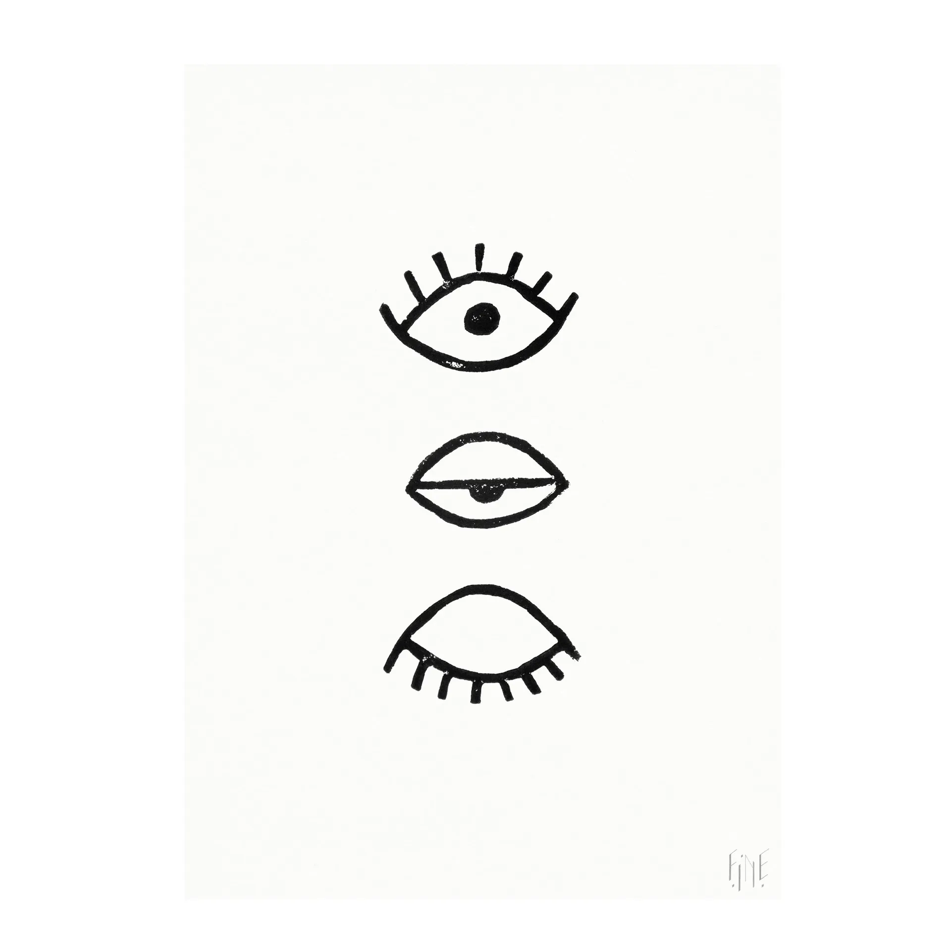 Poster Eye Eye , 50x70 cm Fine Little Day