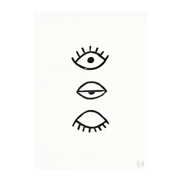 Poster Eye Eye  - 50x70 cm - Fine Little Day
