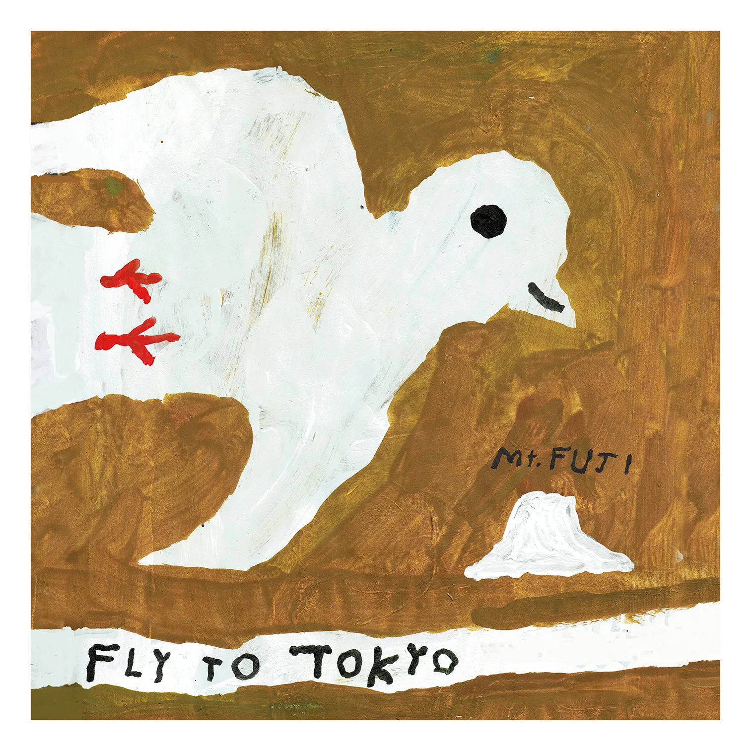 Poster Fly To Tokyo , 50x50 cm Fine Little Day