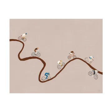 Poster Giro - Beige, 50x40 cm - Fine Little Day