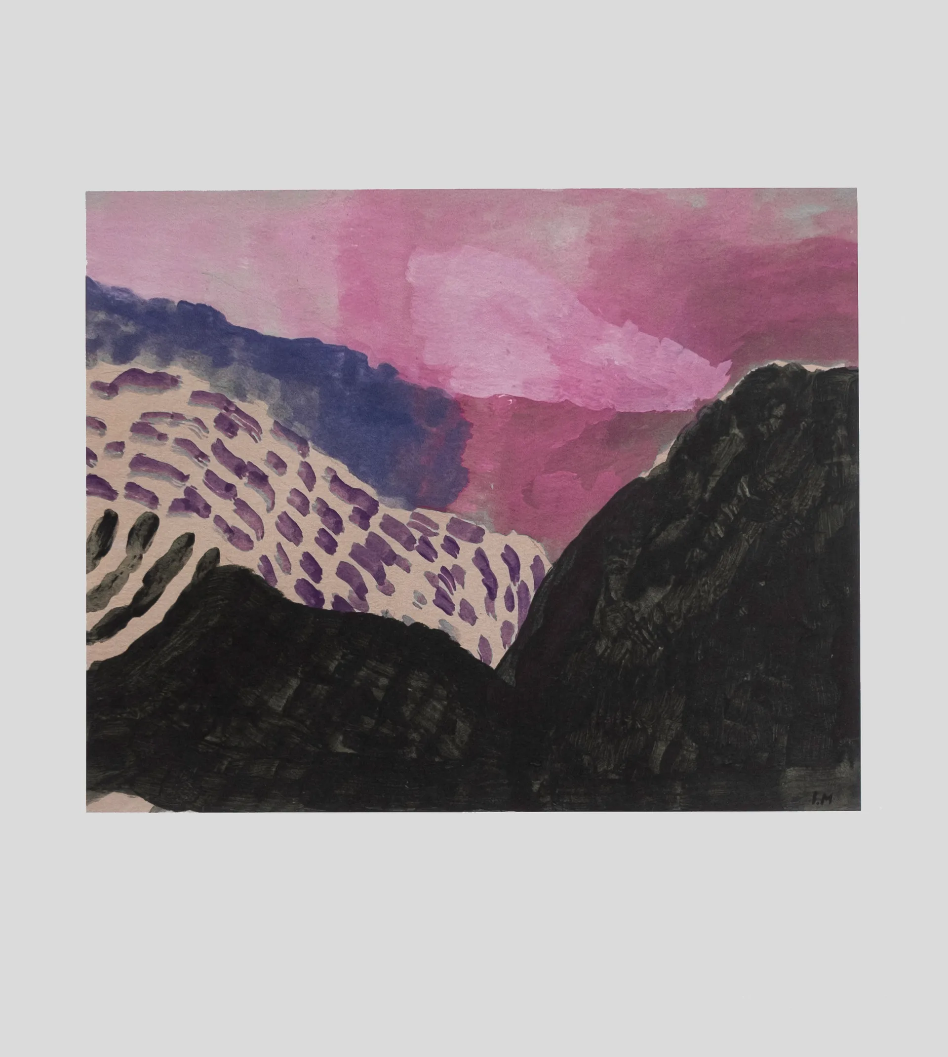 Poster Landscape 40x50 cm, multicolore Fine Little Day