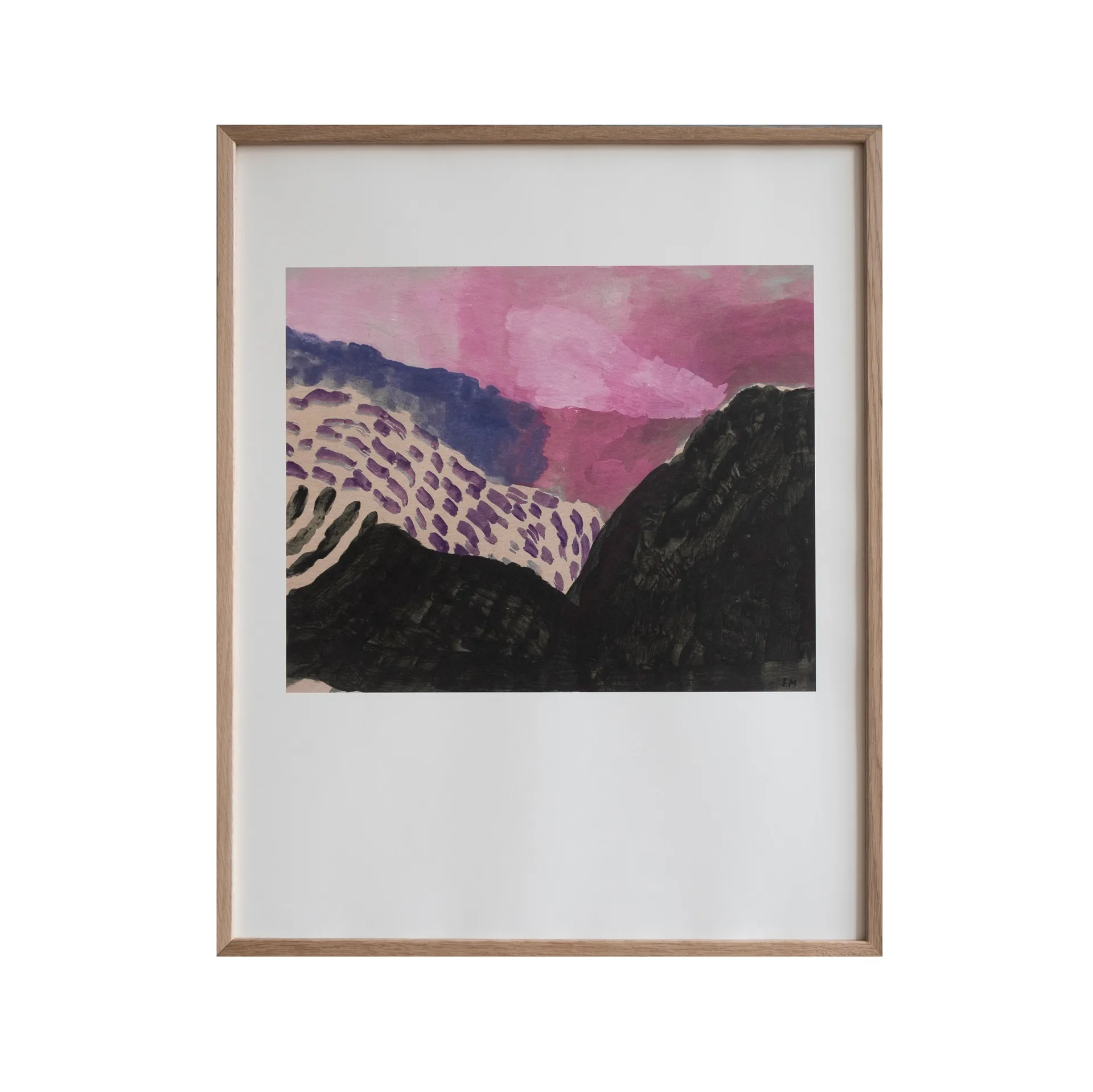 Poster Landscape 40x50 cm, multicolore Fine Little Day