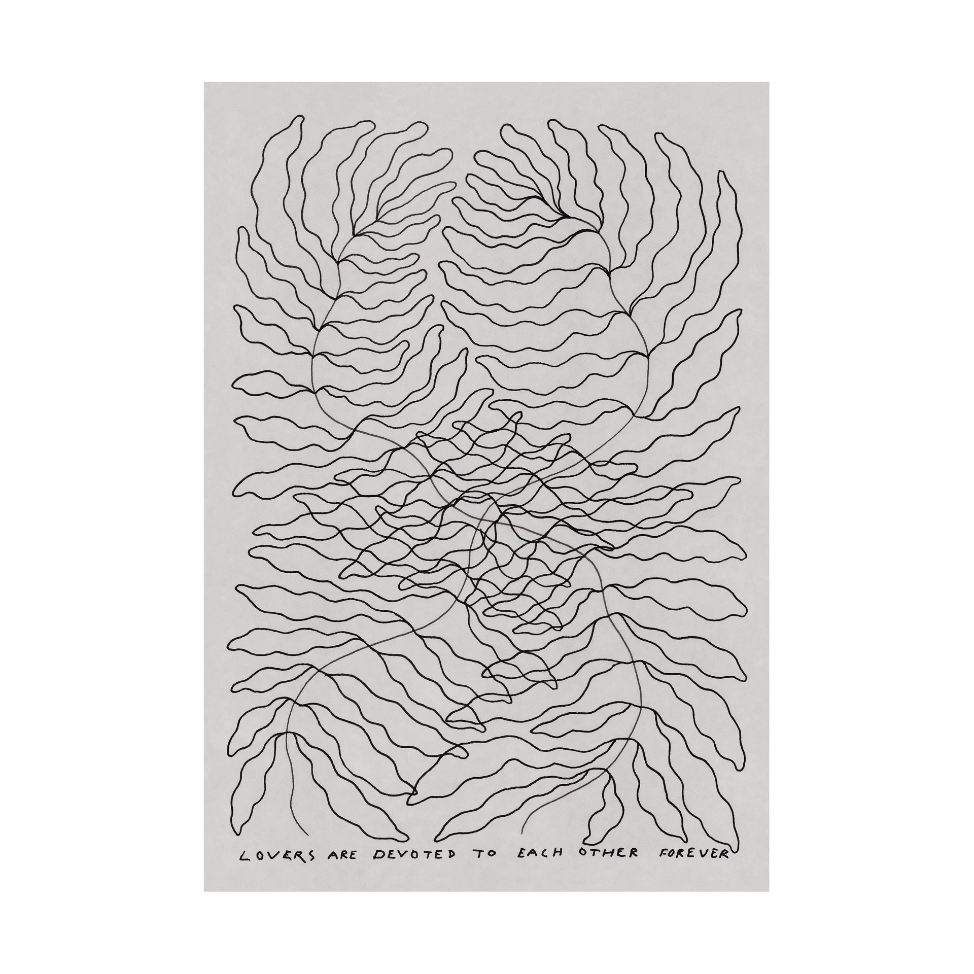 Poster Lovers, 70x100 cm Fine Little Day