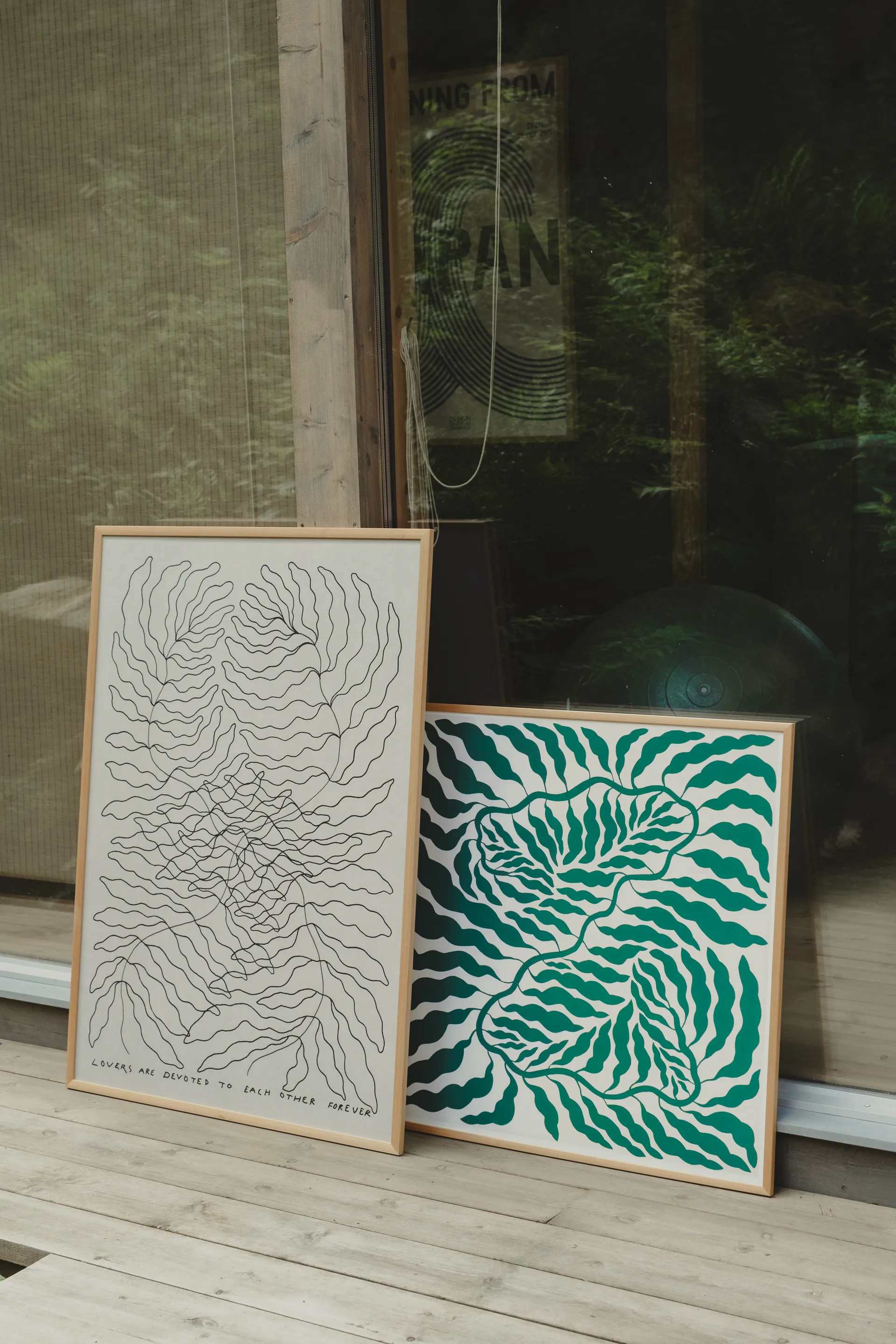 Poster Lovers, 70x100 cm Fine Little Day